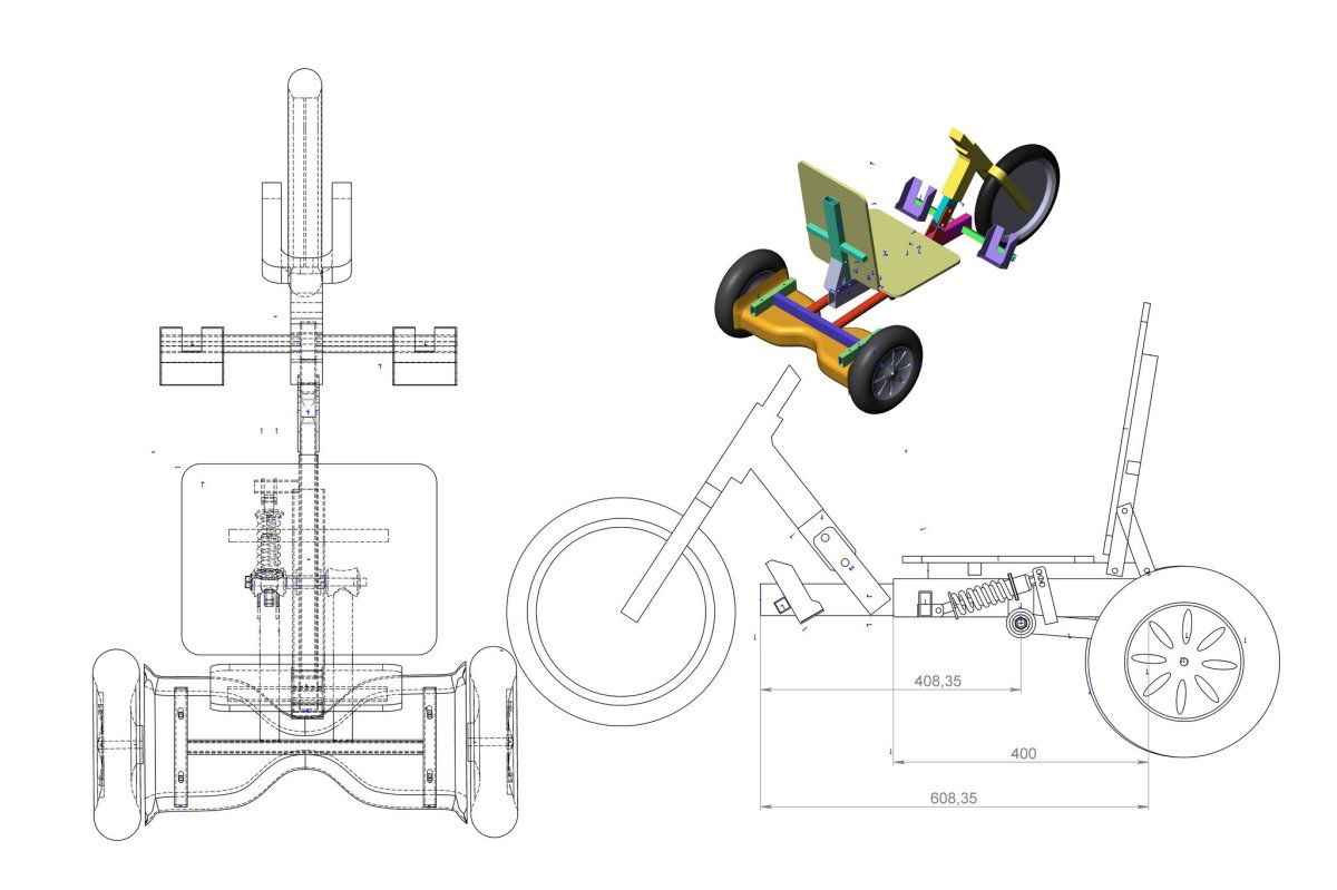 Самоделки из мотор колес гироскутера