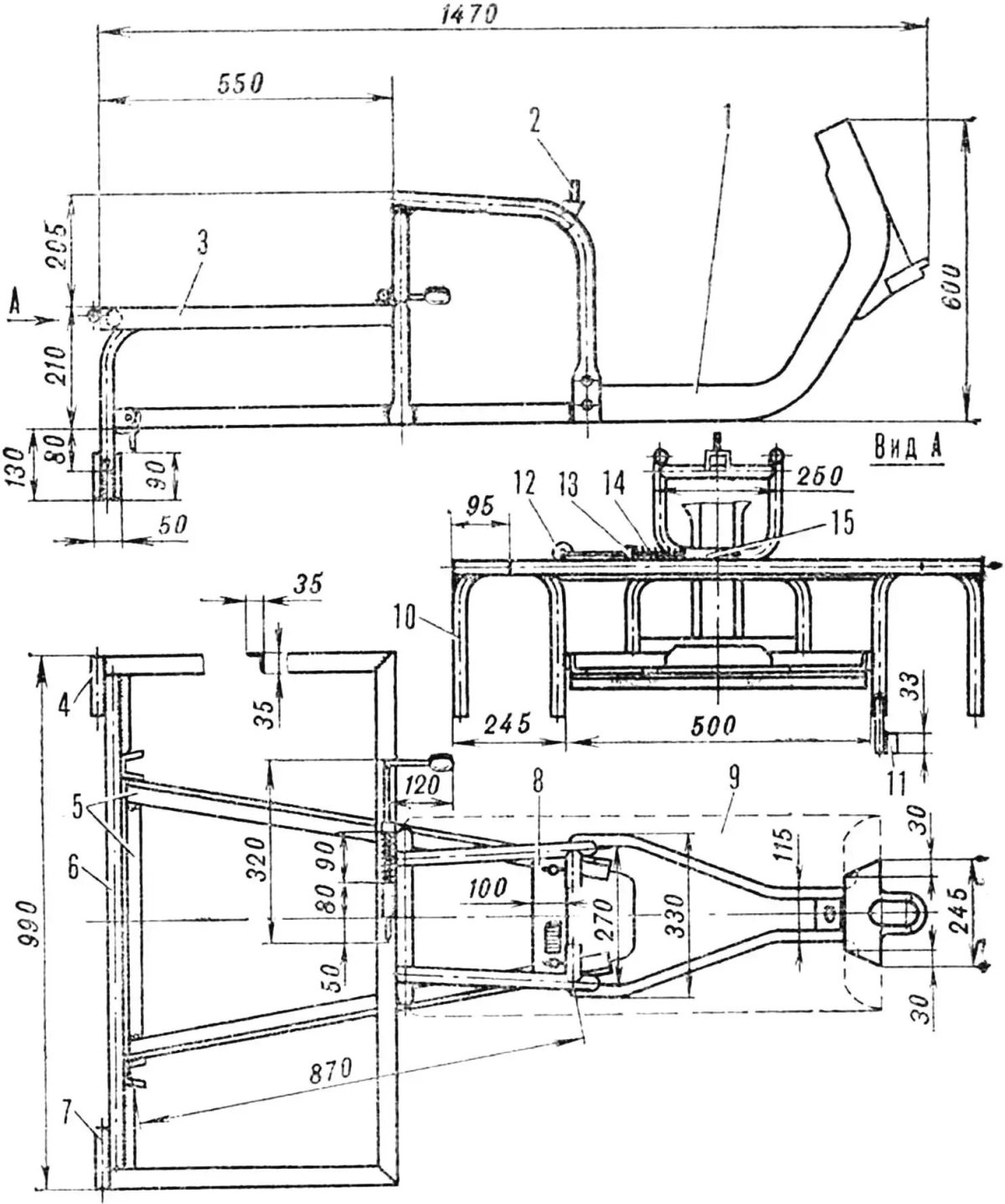 Ширина мотороллера муравей габариты