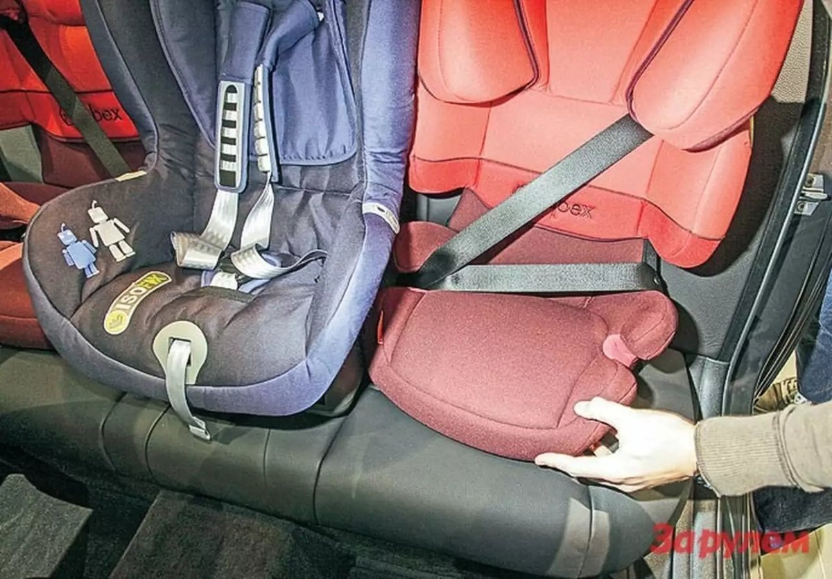 Пристегнуть детское автокресло