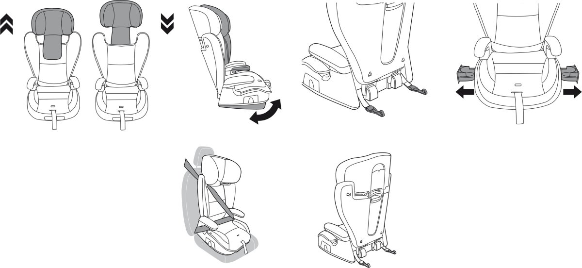 Автокресло Пег Перего viaggio 2-3 не фиксируется спинка