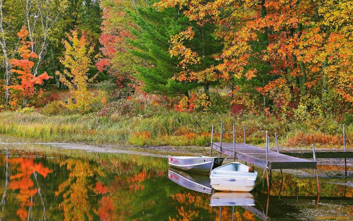 Осень озеро