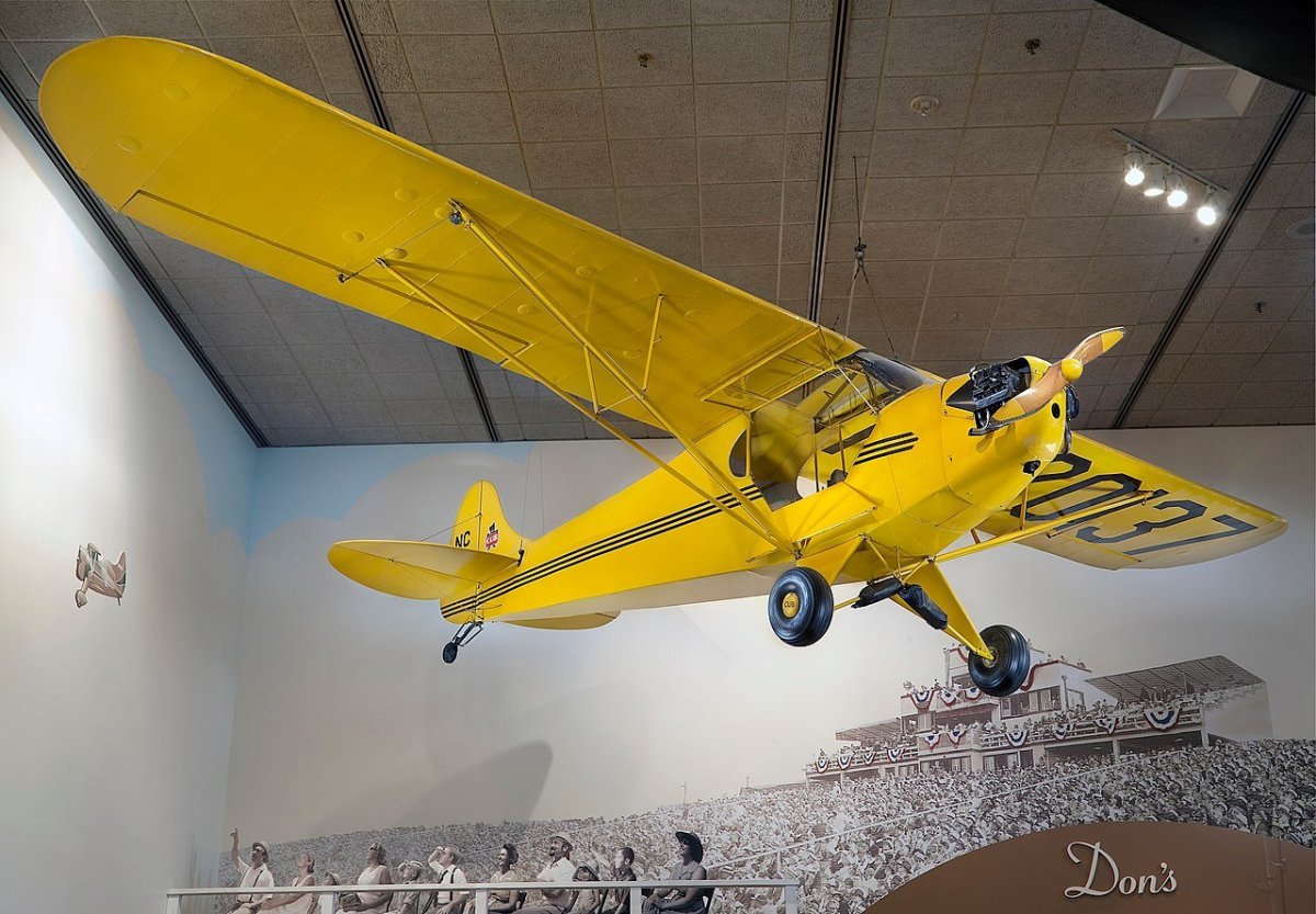 Сборка реального самолета Piper Cub