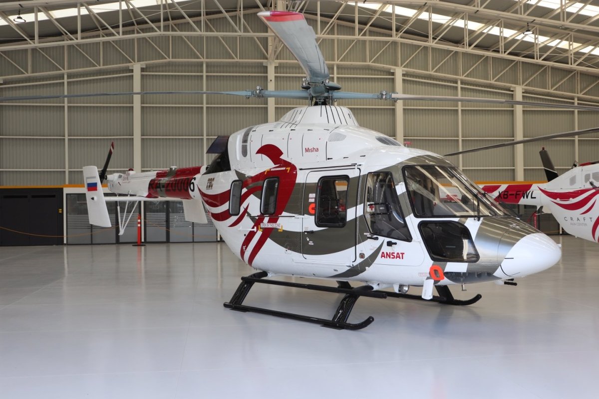 Ансат вертолет кабина