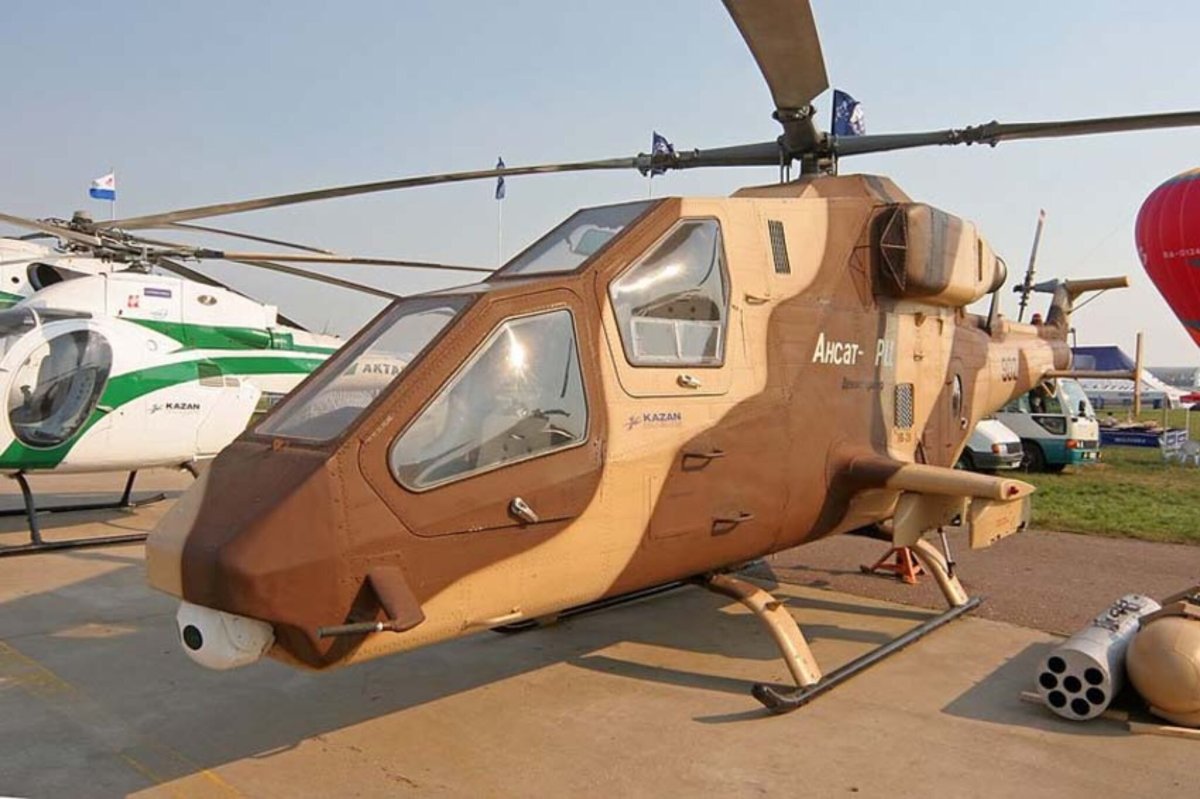 Ансат-2рц боевой вертолет