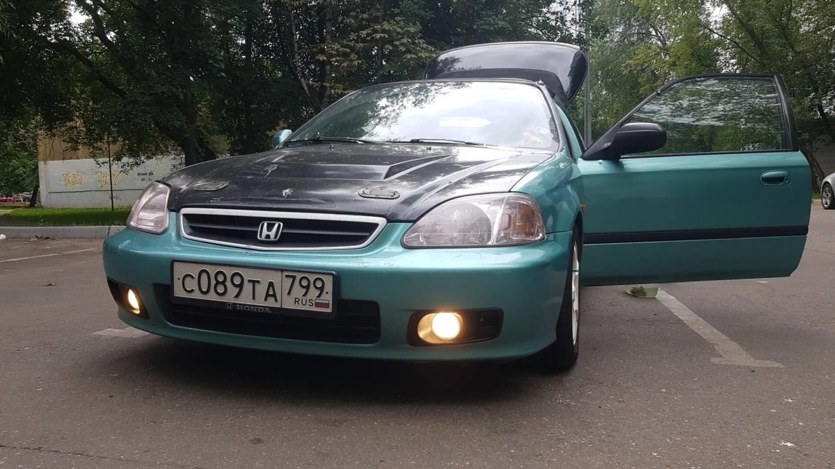 Хонда Цивик 6 с линзами