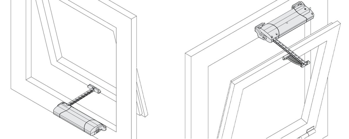 Geze Дистанционное открывание фрамуги