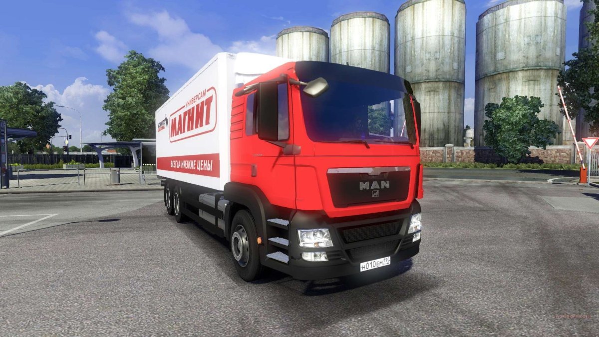 Man магнит для Euro Truck Simulator 2
