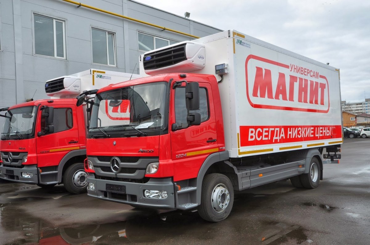 Мерседес Атего магнит