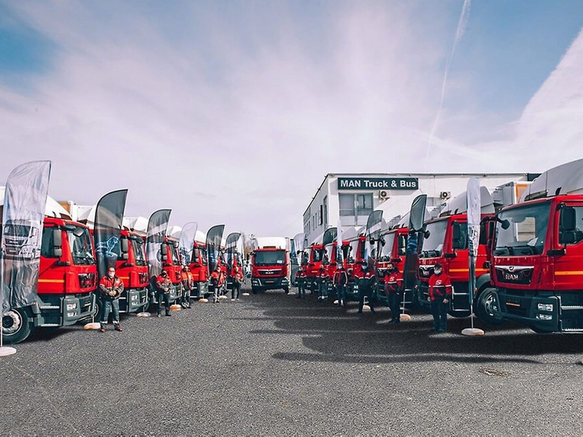 Парк грузовых автомобилей