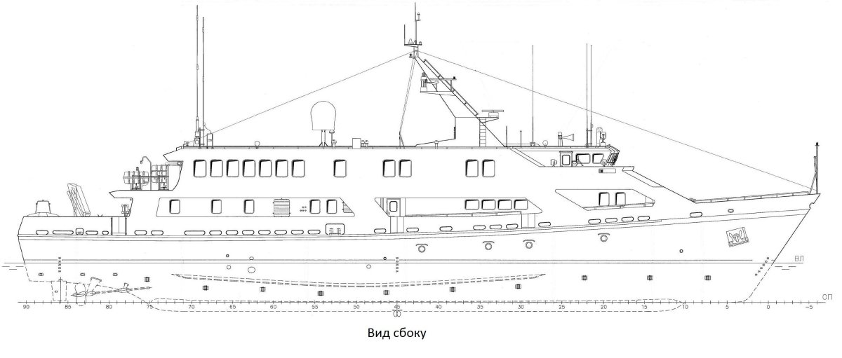 Катер связи КСВ-872 проекта 1388нз