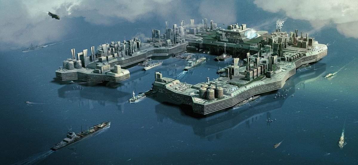 Плавучий город Атлантис