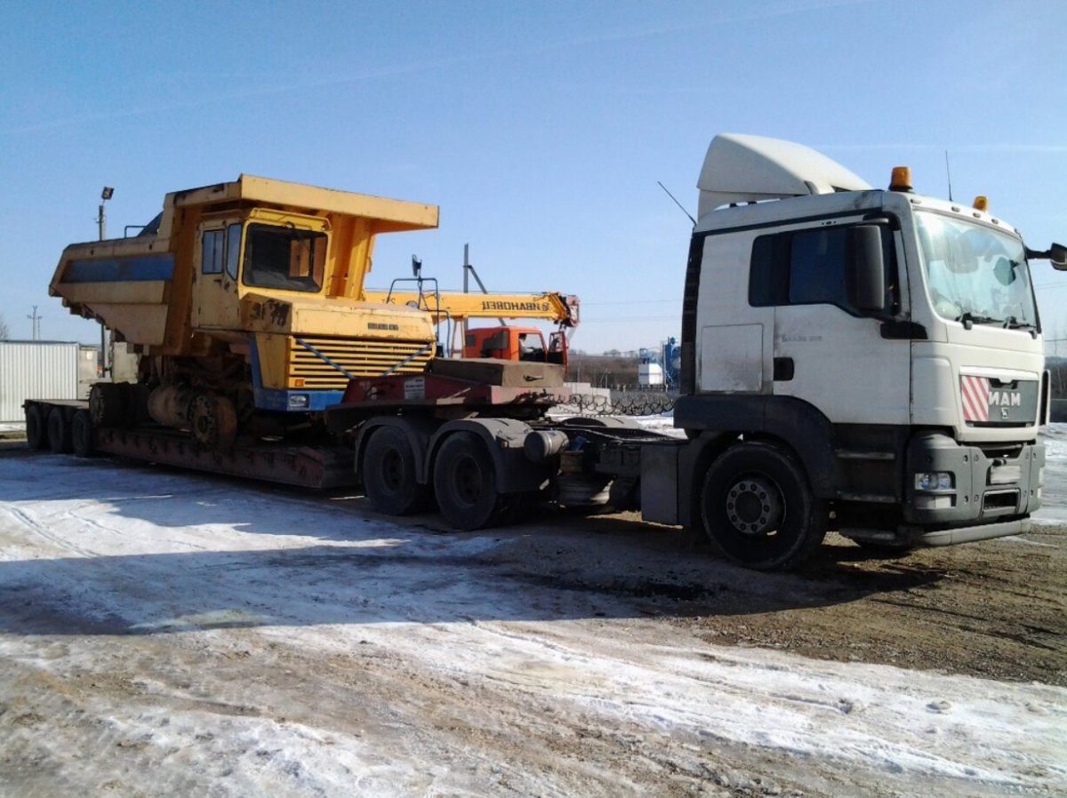 МАЗ 6430 С тралом