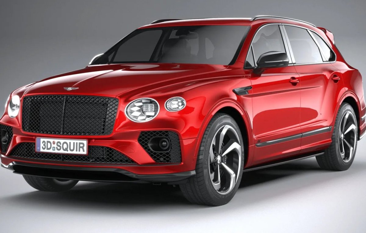 2022 Red Bentley Bentayga