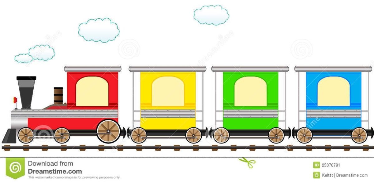 Паровоз для дошкольников