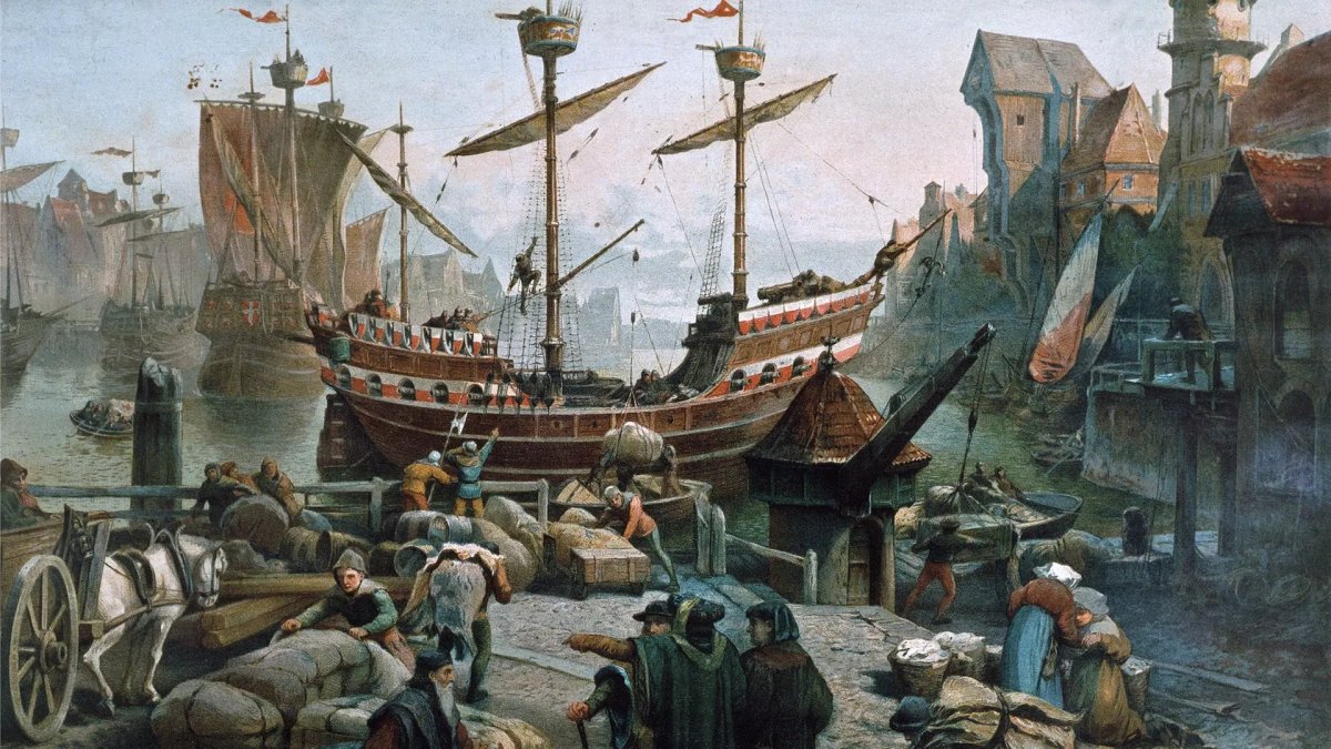 Любек картины Ганзейского Союза