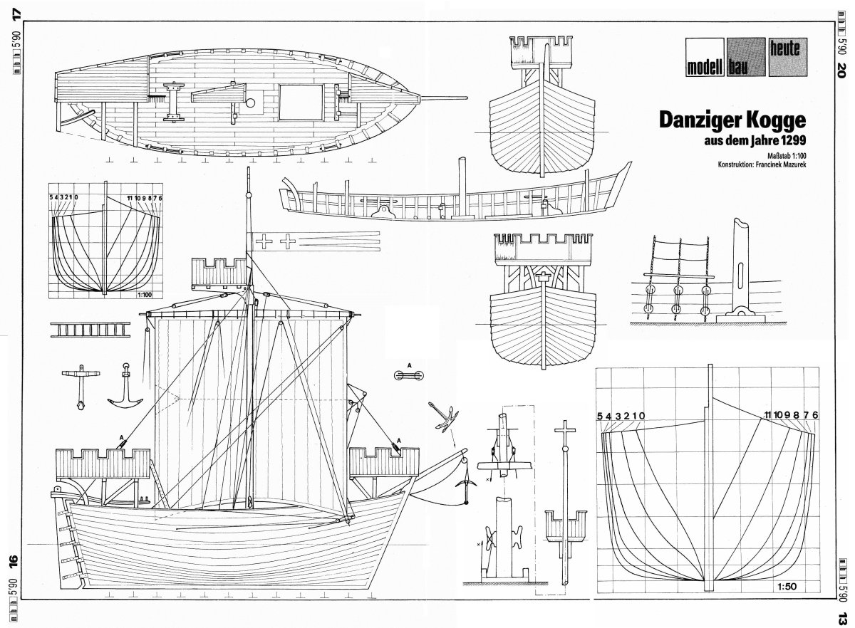 Венецианская каракка чертежи