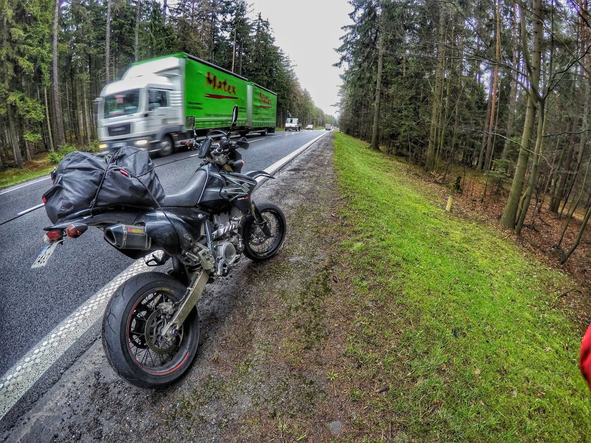 Дальняк на мотоцикле