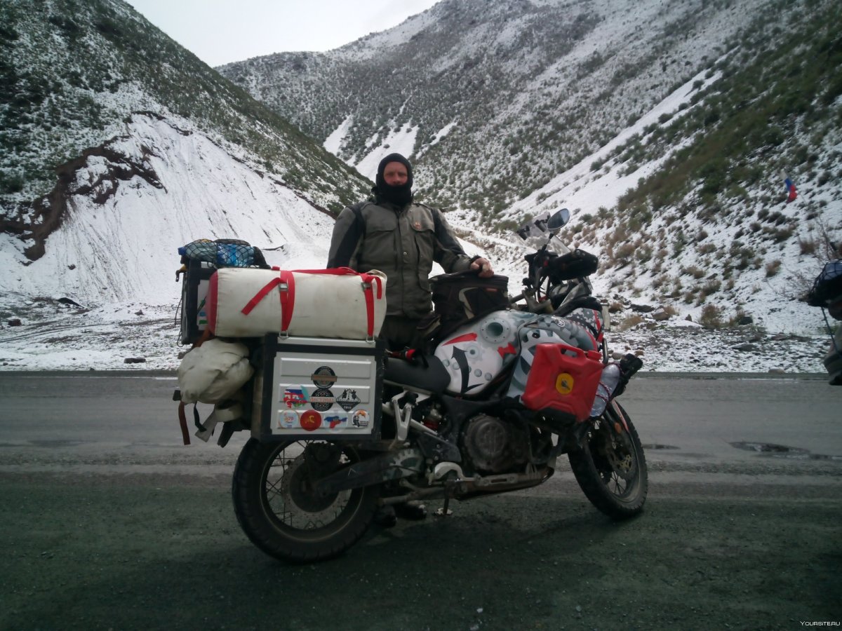 Дальняк на мотоцикле Урал