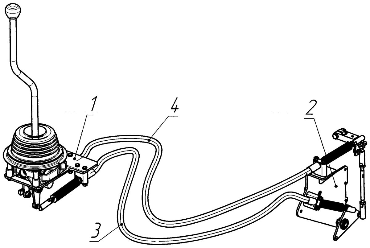 Привод управления КПП КПП КАМАЗ 6520