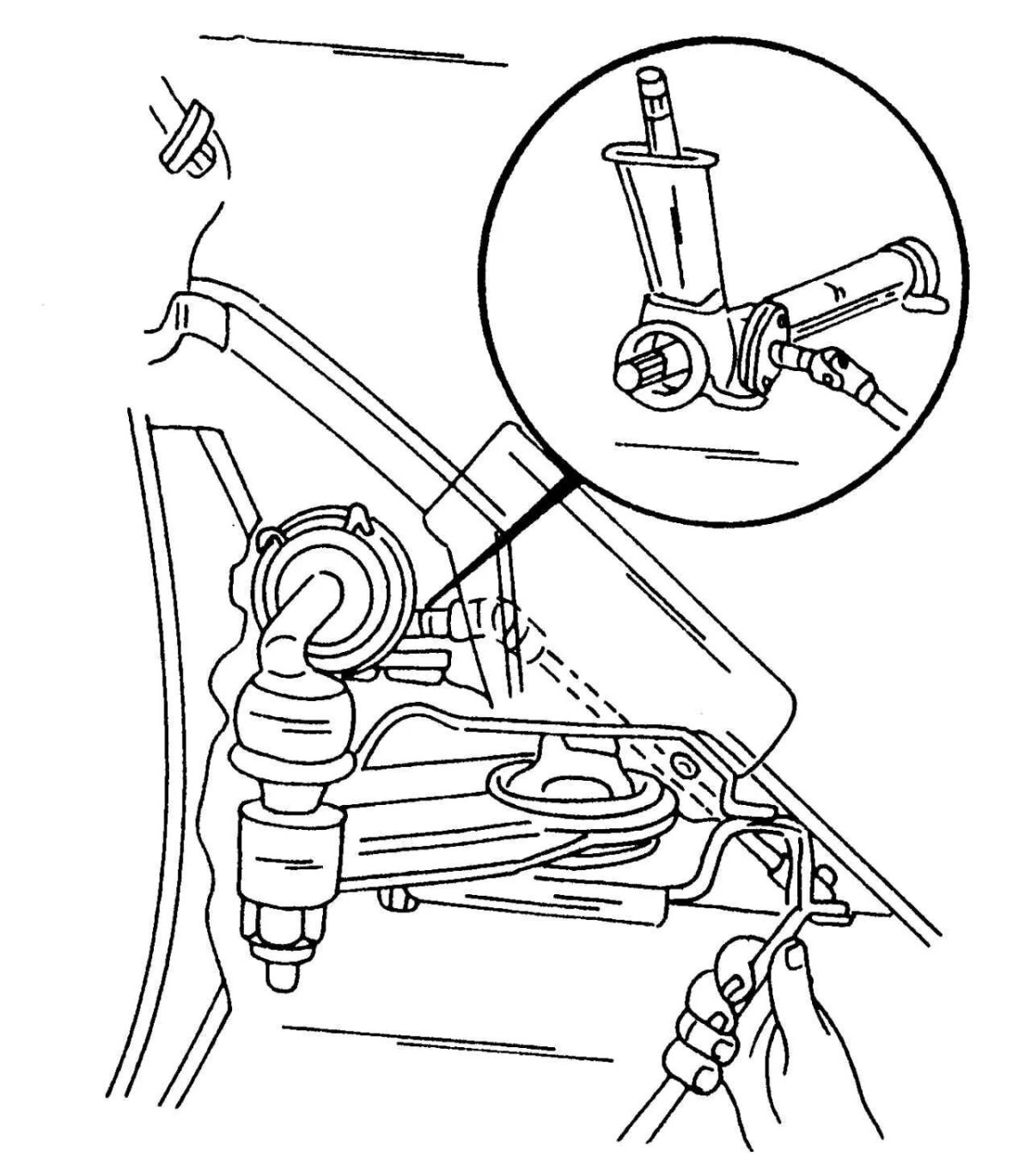 Регулировочный винт рулевой VW Polo