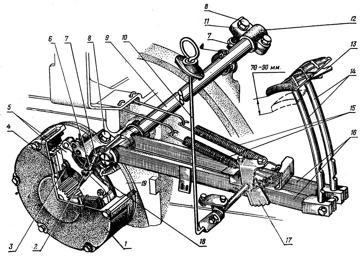 Тормозная система МТЗ 80.1