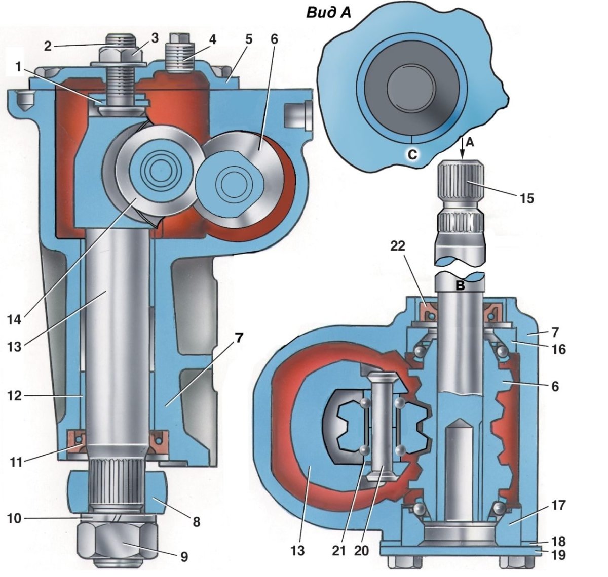 Рулевой редуктор рулевая ВАЗ 2107