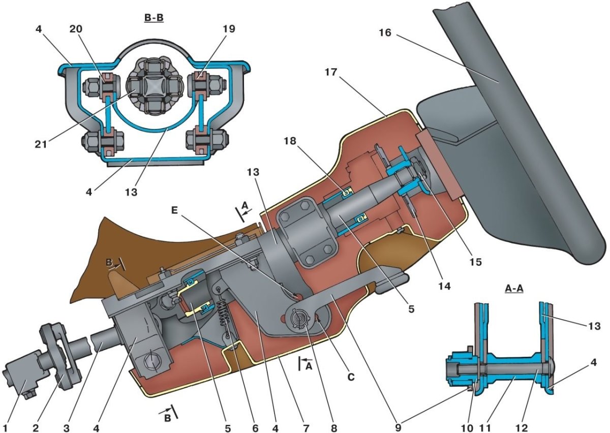 Рулевой механизм ВАЗ 2114