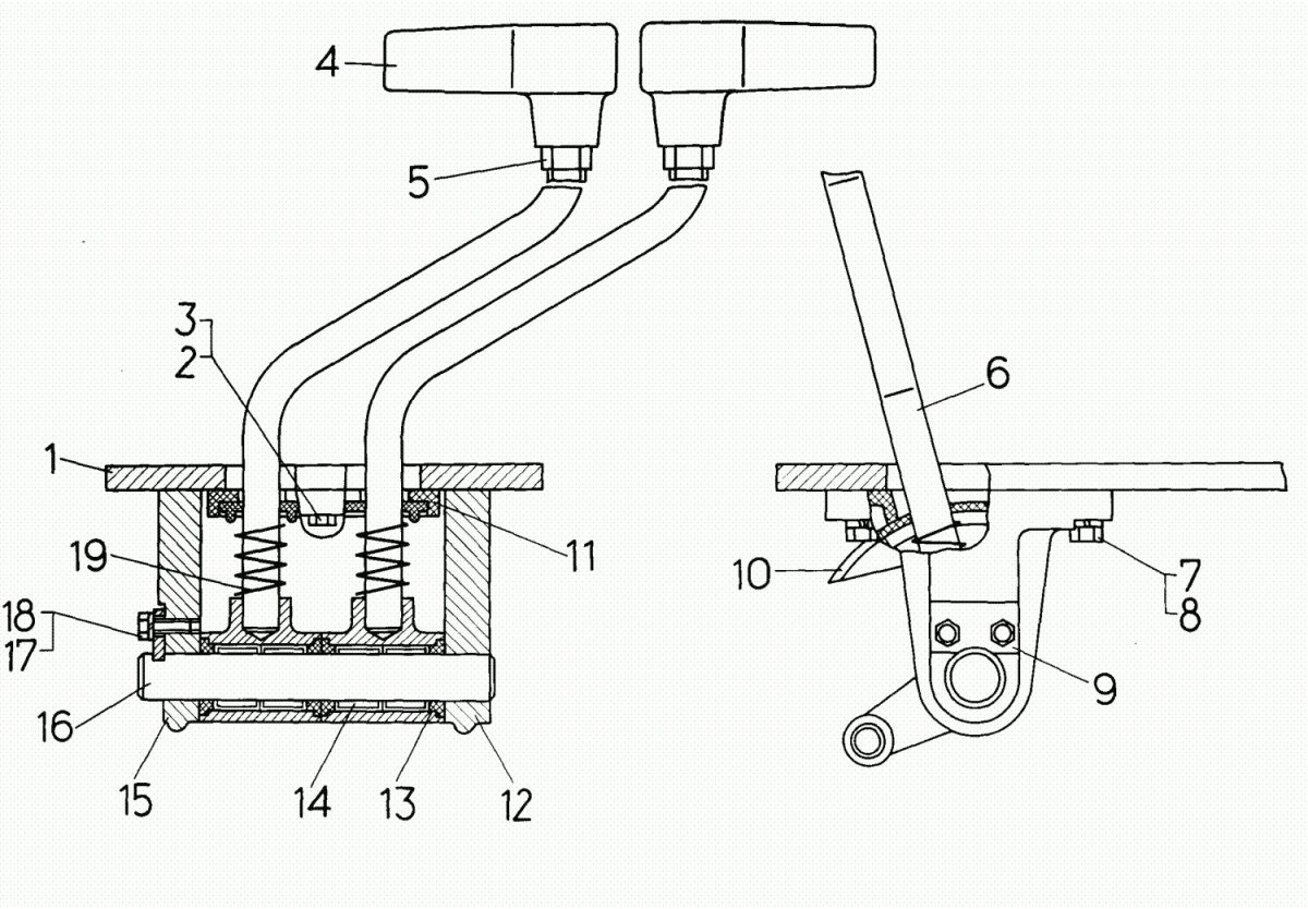 Рычаги управления б10мб