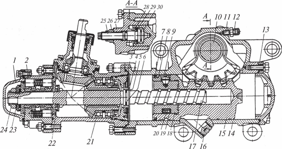 Редуктор ГУР КАМАЗ 5320