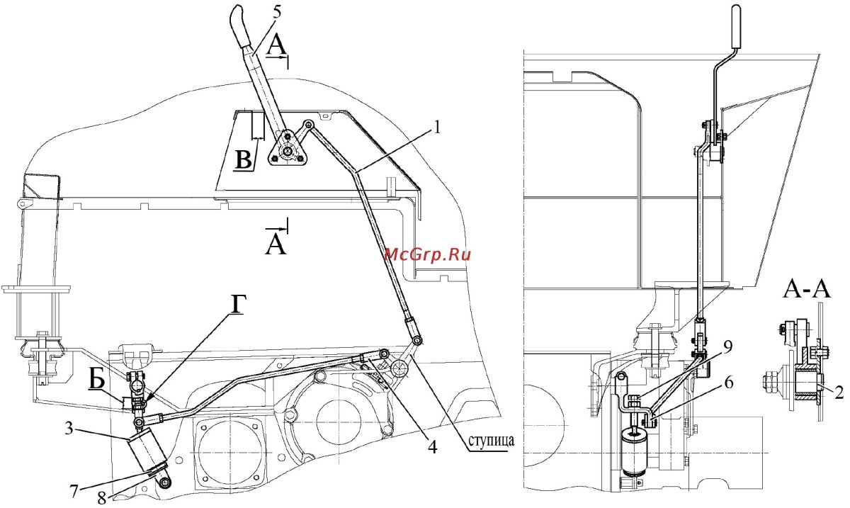 Как включить вал отбора мощности на МТЗ 82.1