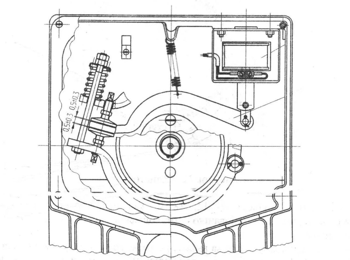 Редуктор подъема ТЭ-320 сб.106