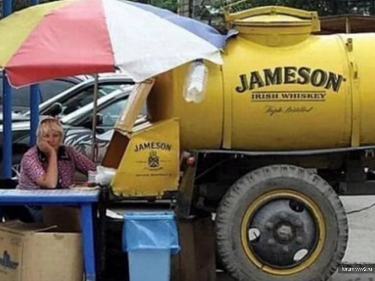 Спирт в бочке