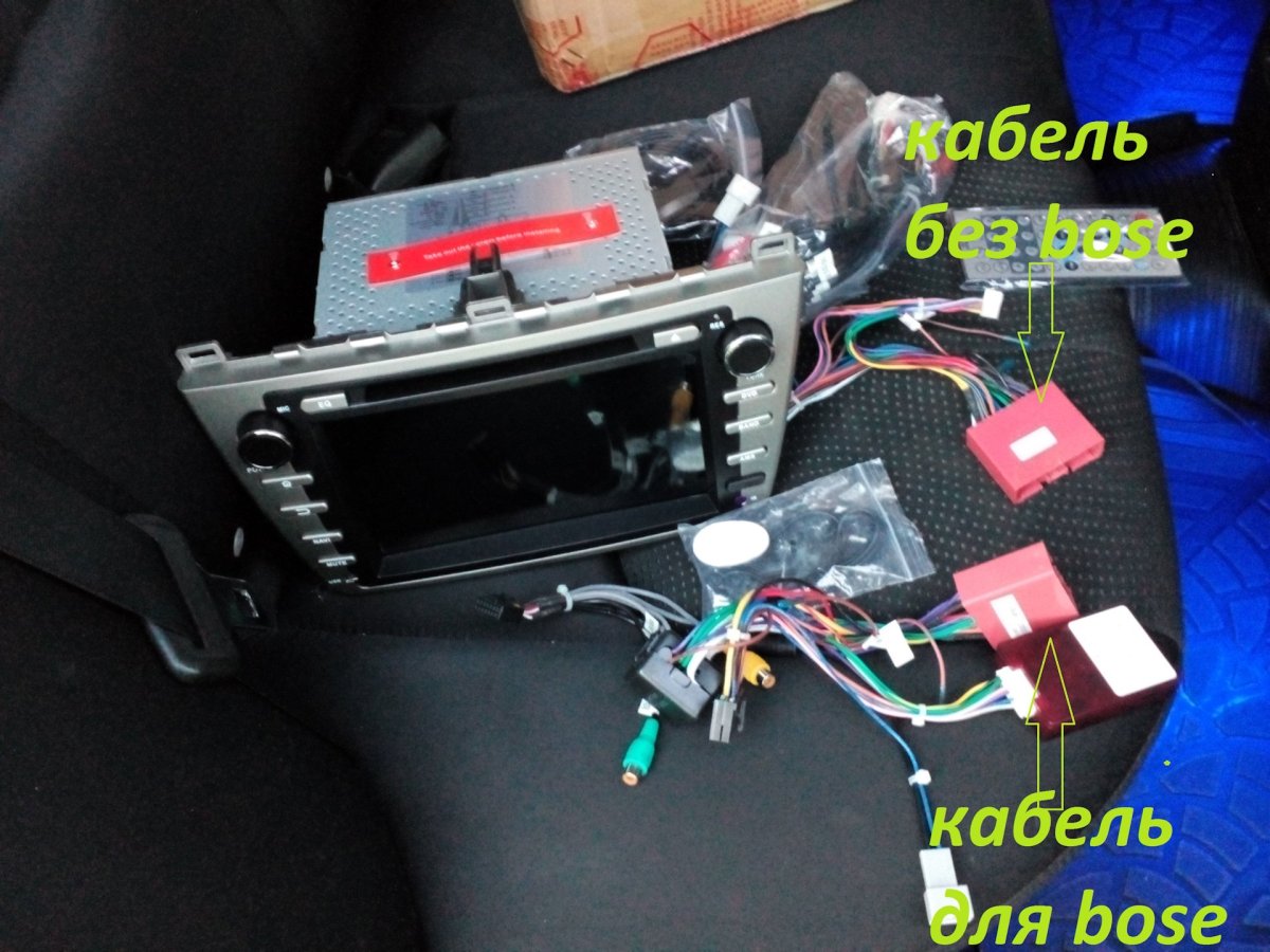 Адаптер магнитолы андроид на Мазда 3