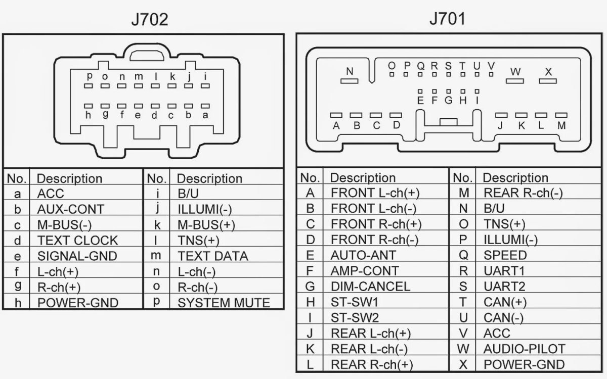 Разъем штатной автомагнитолы Мазда 3 2007