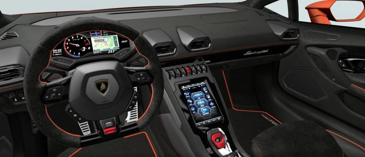 Lamborghini Huracan EVO салон