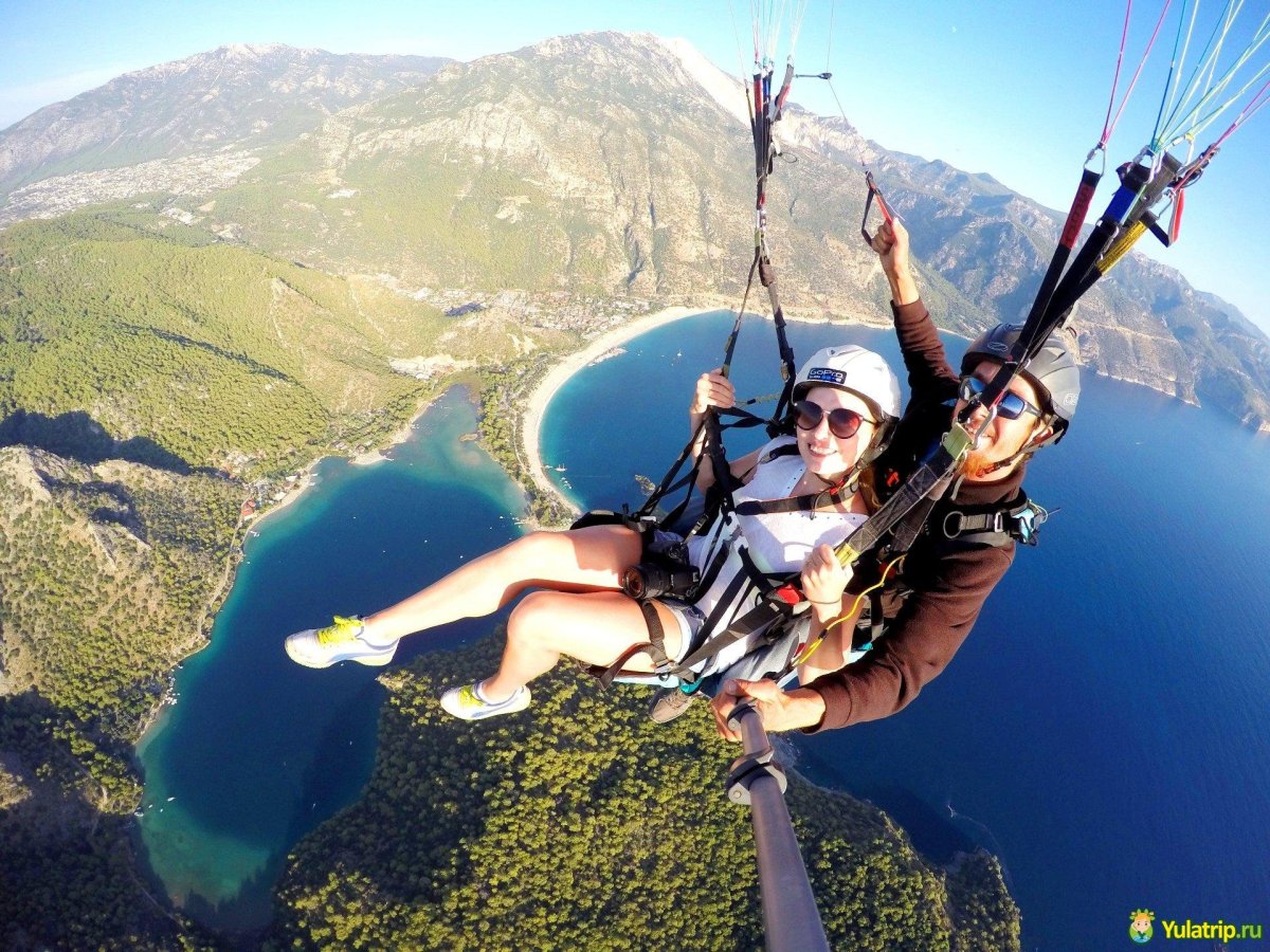 Параглайдингв олбдениз