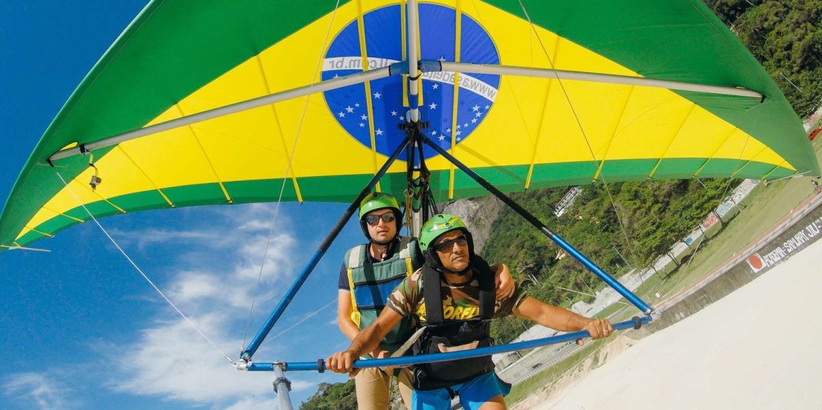 Полеты на дельтаплане в Рио де Жанейро