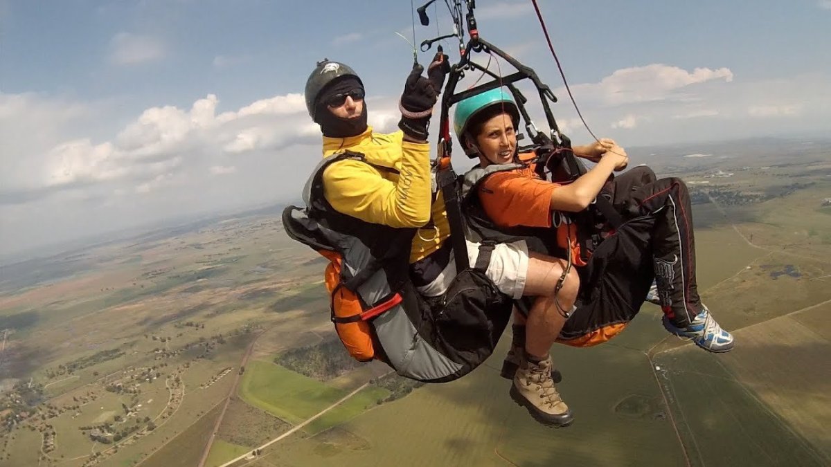 Полет на параплане в тандеме