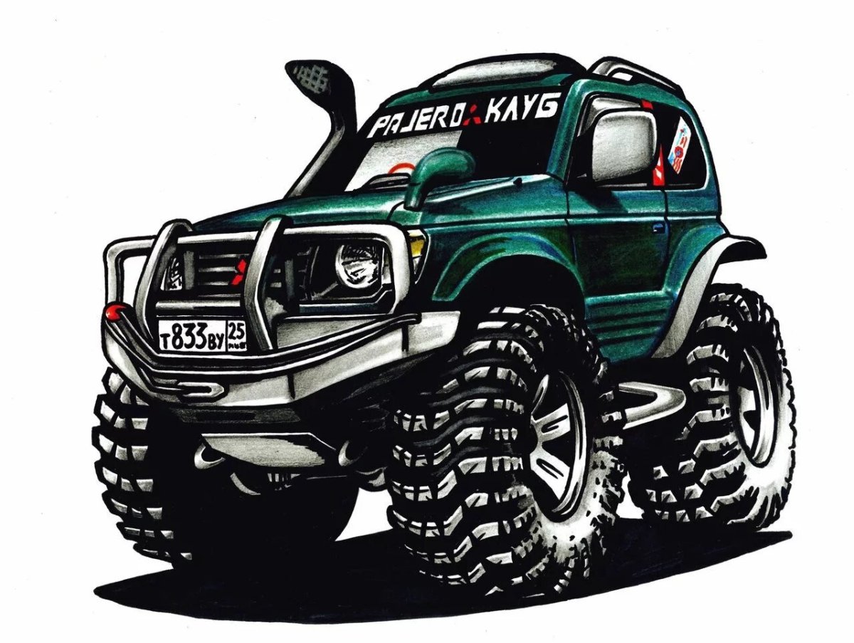 Митсубиси Паджеро вектор