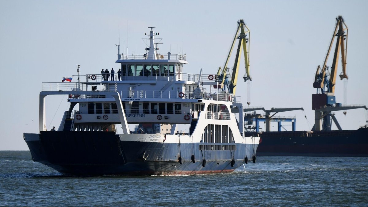 Паромная переправа Ейск Мариуполь