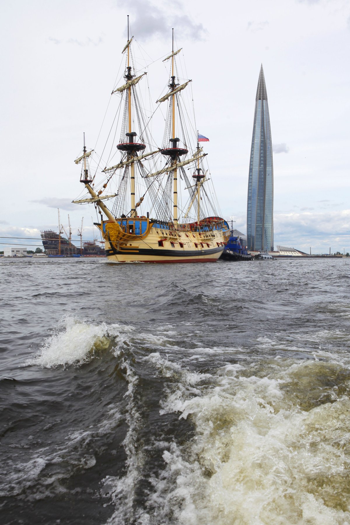 Корабль Полтава в Санкт-Петербурге