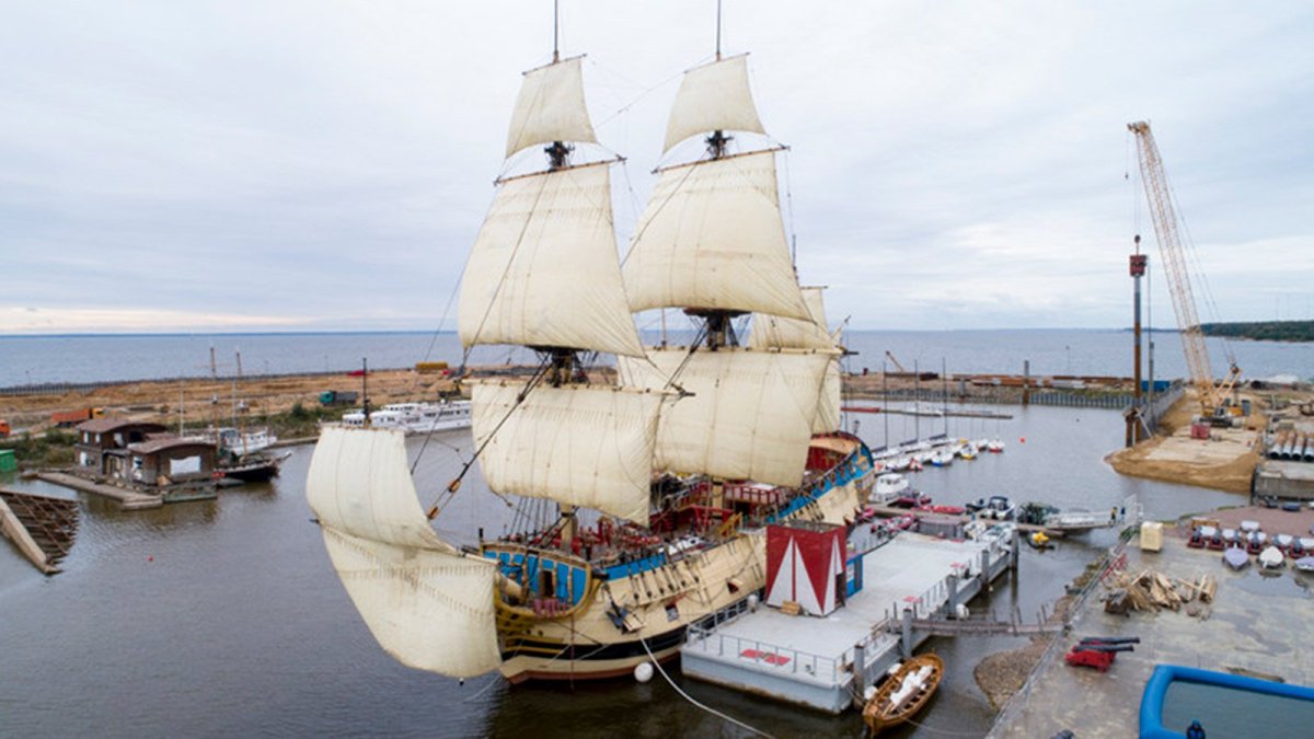 Корабль Полтава 1712