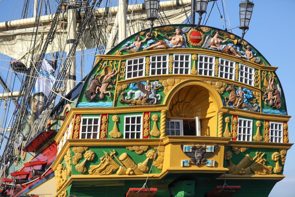 Первый линейный корабль Полтава