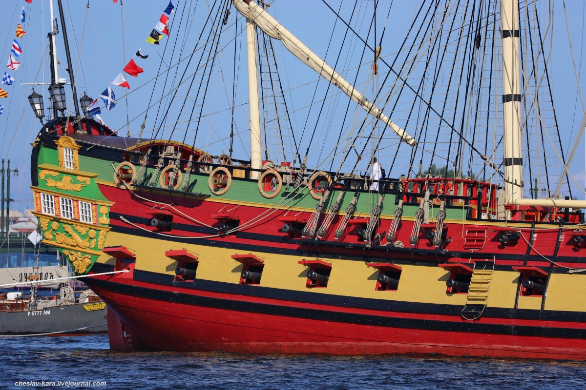 Линейный корабль Полтава Петр 1