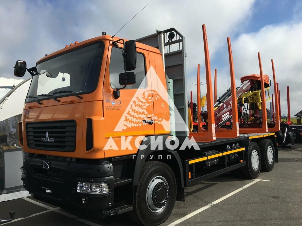 МАЗ лесовоз новый