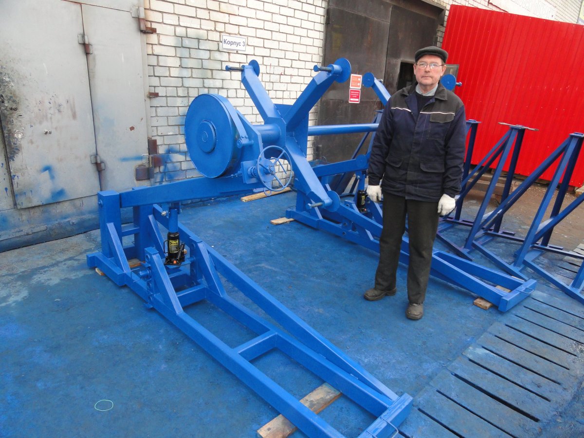 Кабельный домкрат безосевой