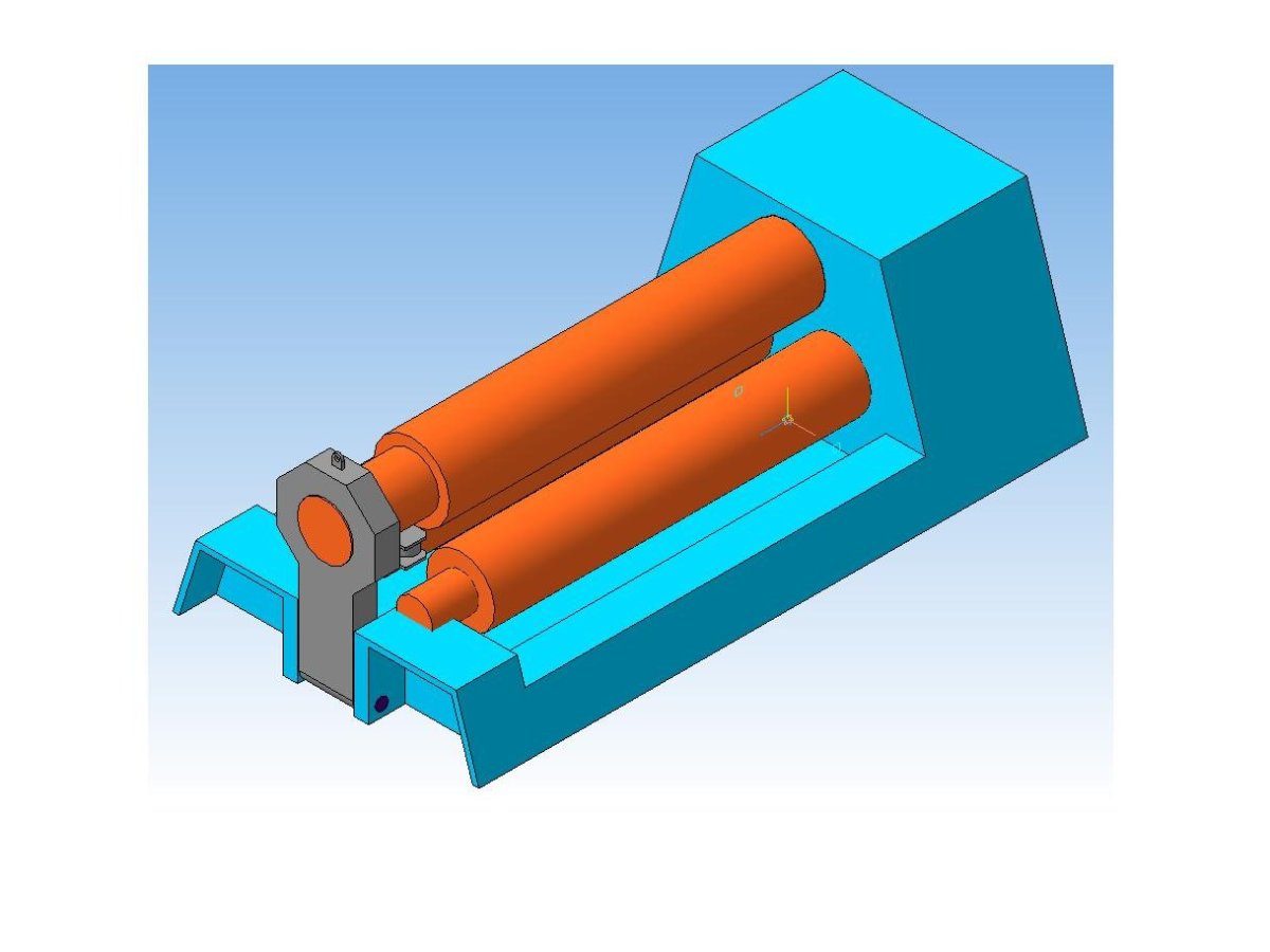 Листогибочный станок гидравлический 3д модель
