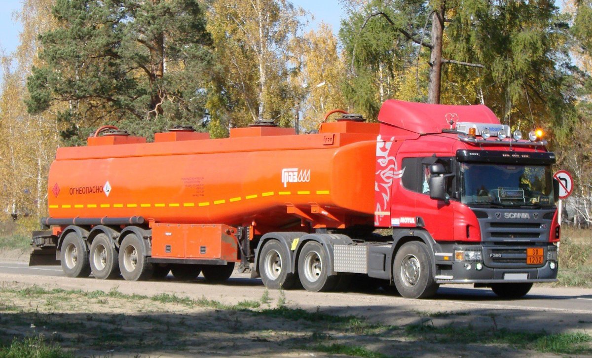 Скания тягач бензовоз