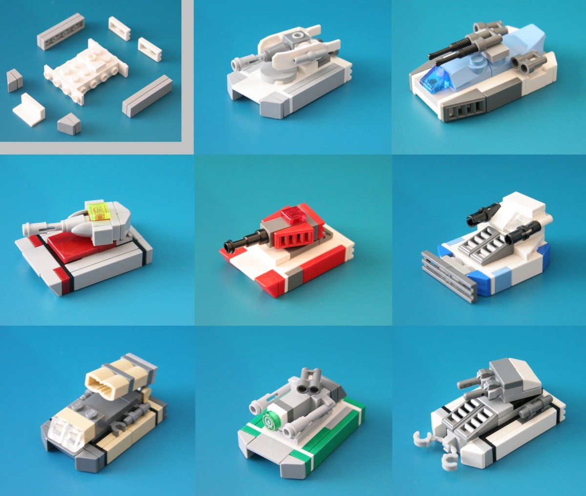 Лего мини танк фв4303