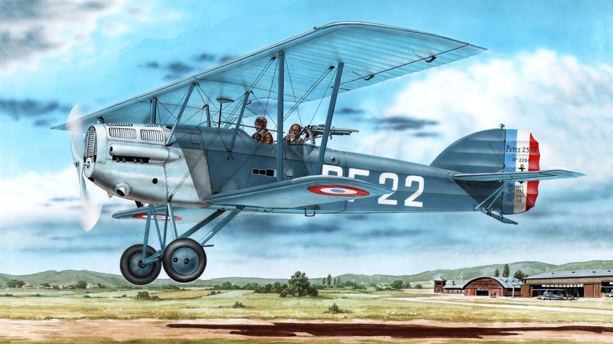 Французский биплан потез 25